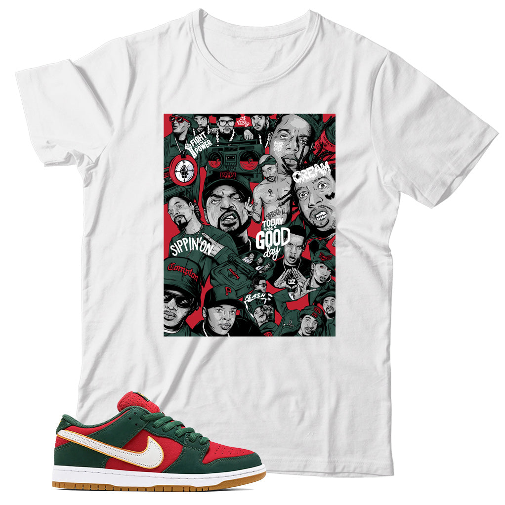 Dunk Low Seattle Sonics shirt