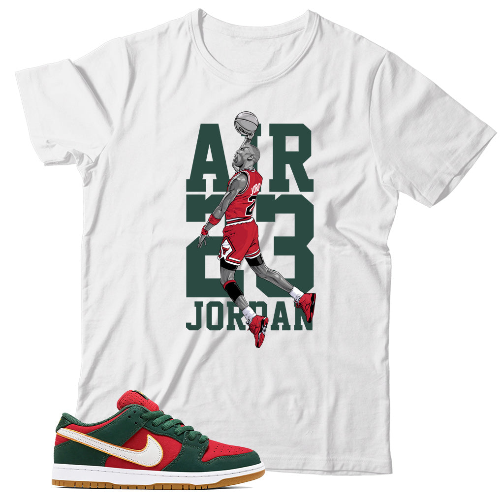 Dunk Low Seattle Sonics shirt