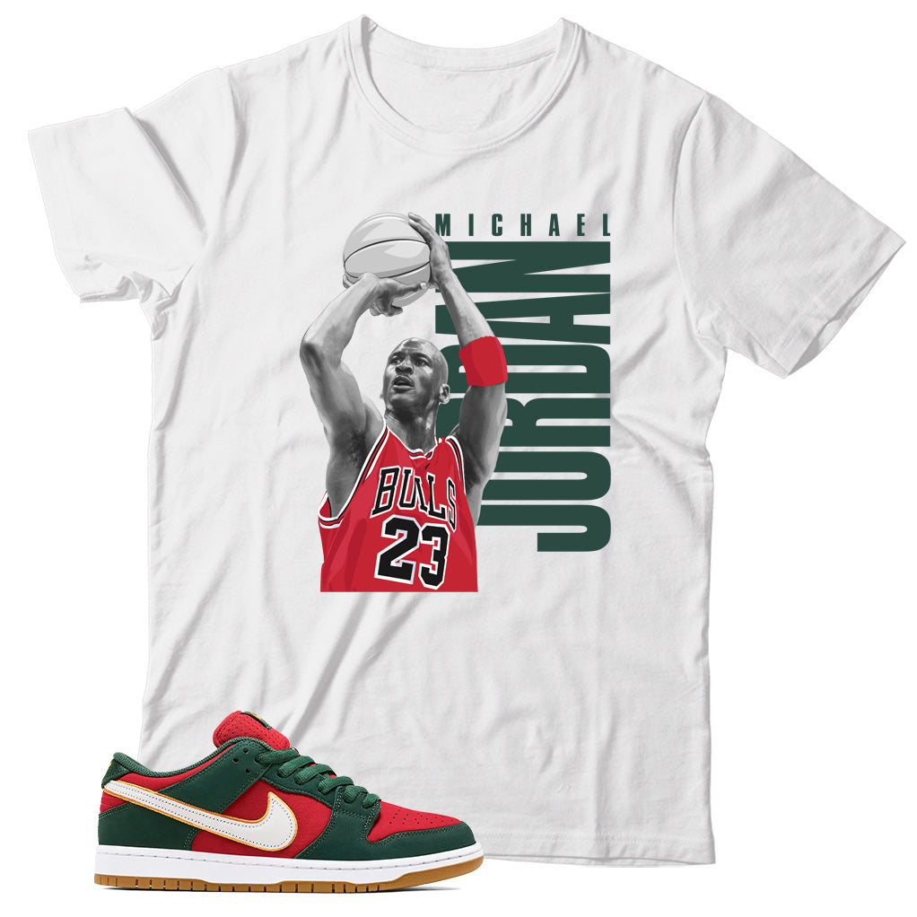 Dunk Low Seattle Sonics shirt