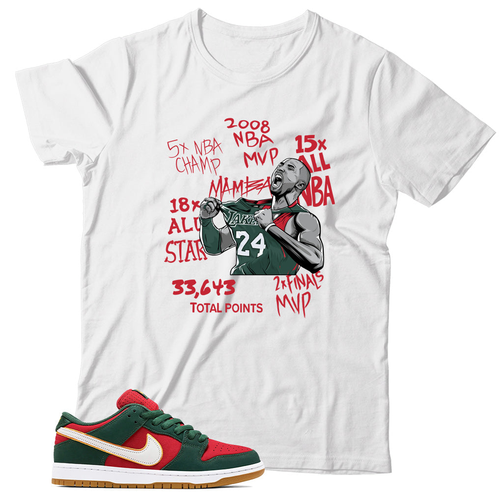 Dunk Low Seattle Sonics shirt