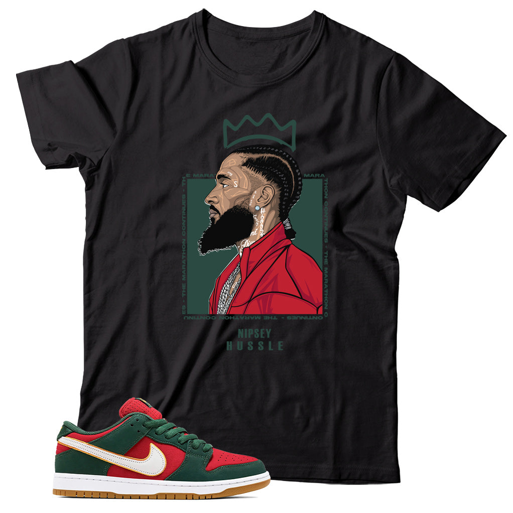 Dunk Low Seattle Sonics shirt