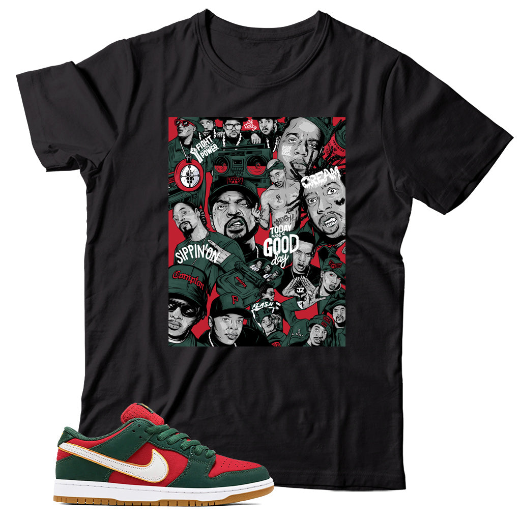 Dunk Low Seattle Sonics shirt