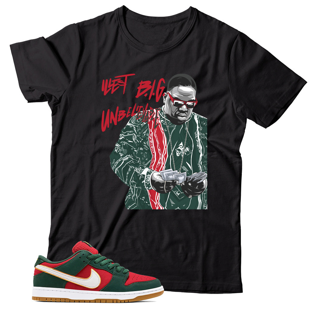 Dunk Low Seattle Sonics shirt