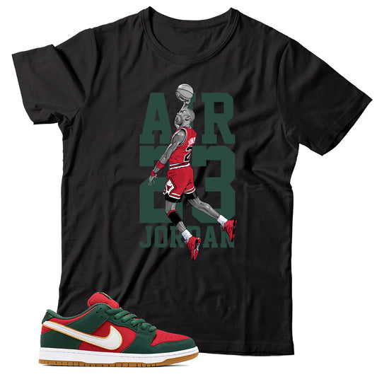 Dunk Low Seattle Sonics shirt