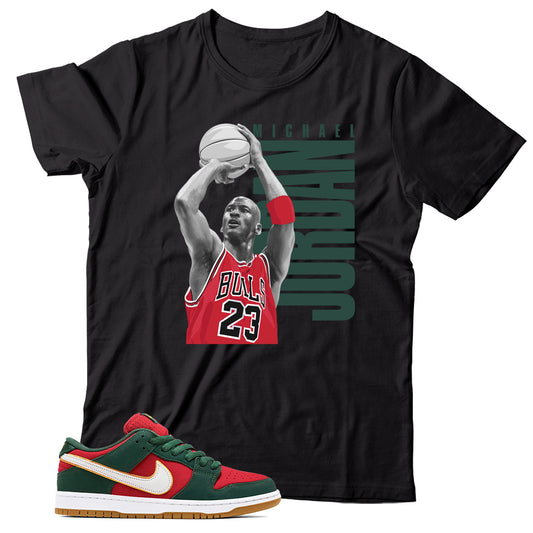 Dunk Low Seattle Sonics shirt