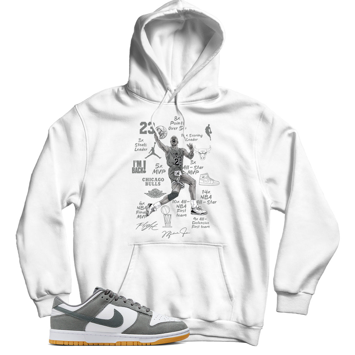 Dunk Low Smoke Grey Gum hoodie