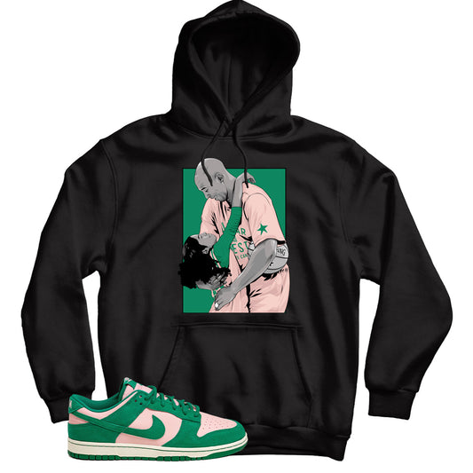 Dunk Low Soft Pink Malachite hoodie