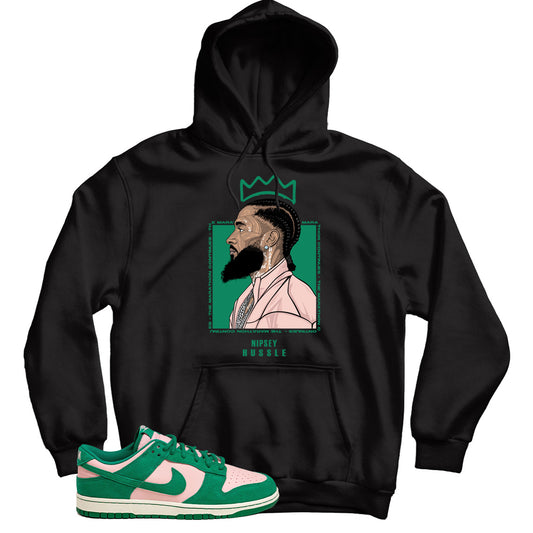 Dunk Low Soft Pink Malachite hoodie