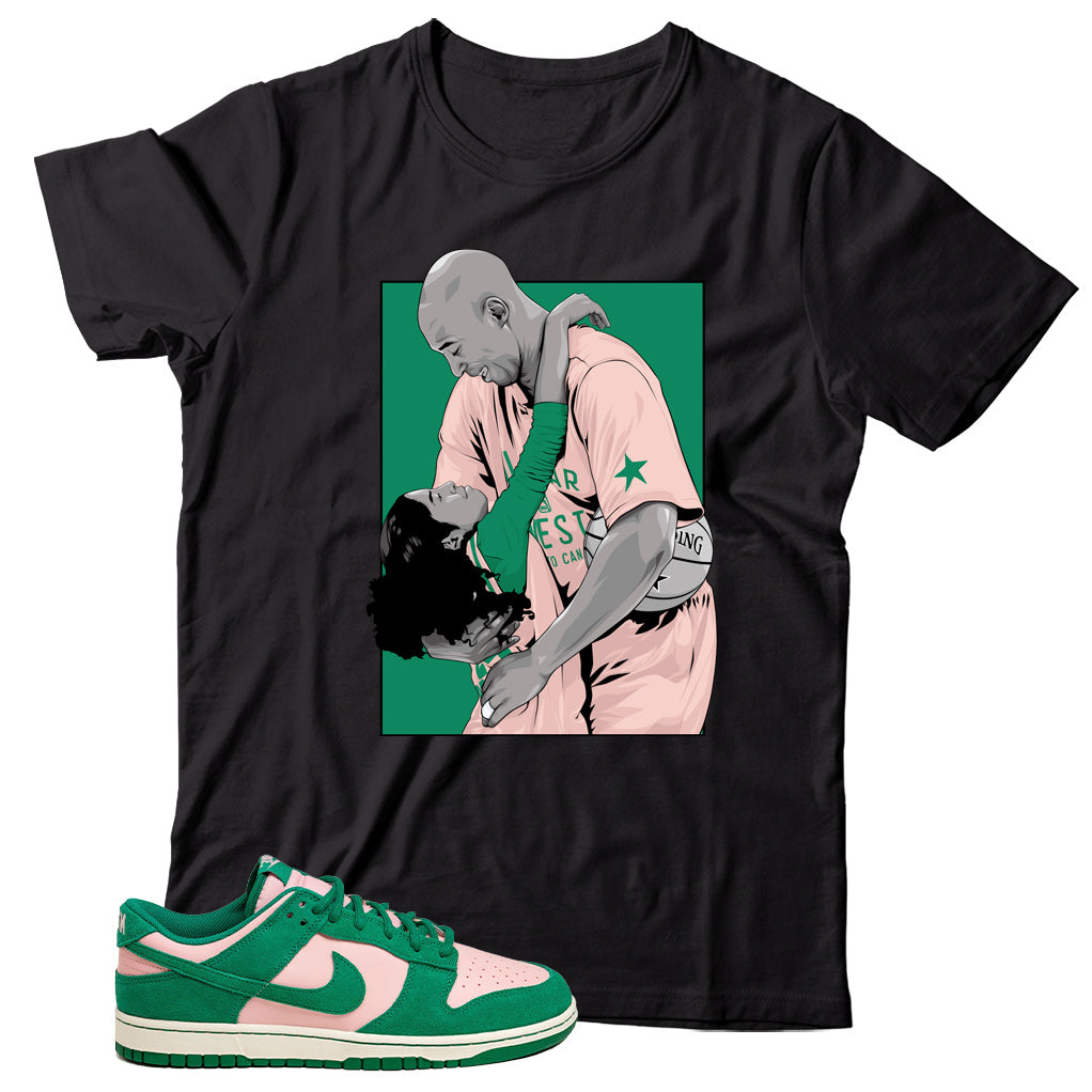 Dunk Low Soft Pink Malachite shirt