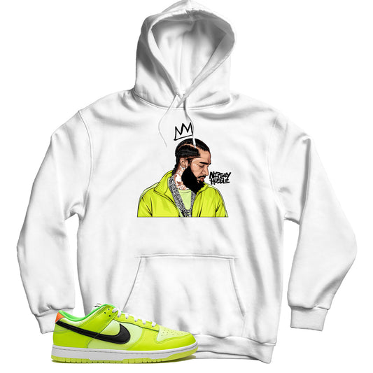 Nike Dunk Low Splash Volt hoodie