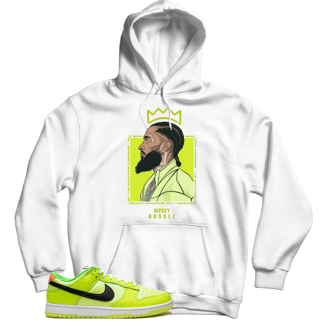 Dunk Low Splash Volt hoodie