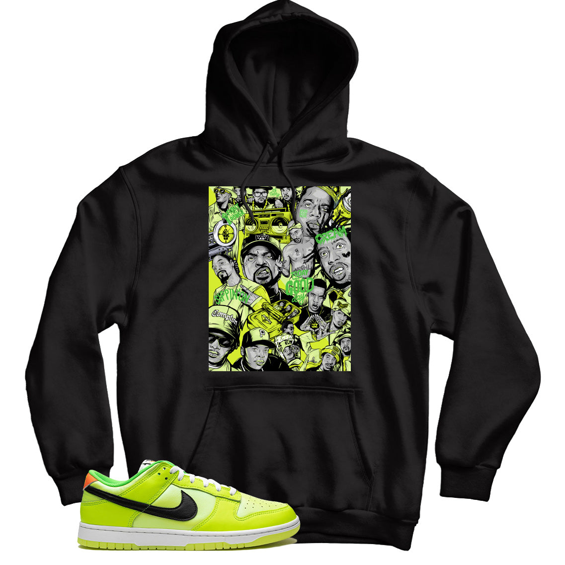 Nike Dunk Low Glow In The Dark Hoodie