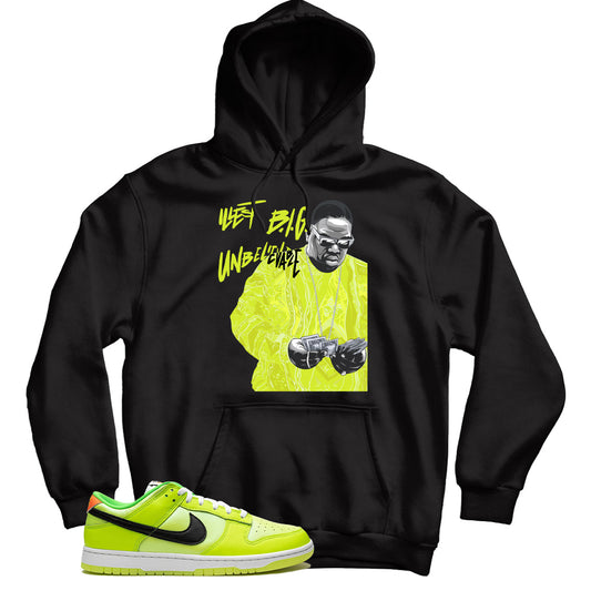 Nike Dunk Low Splash Volt hoodie