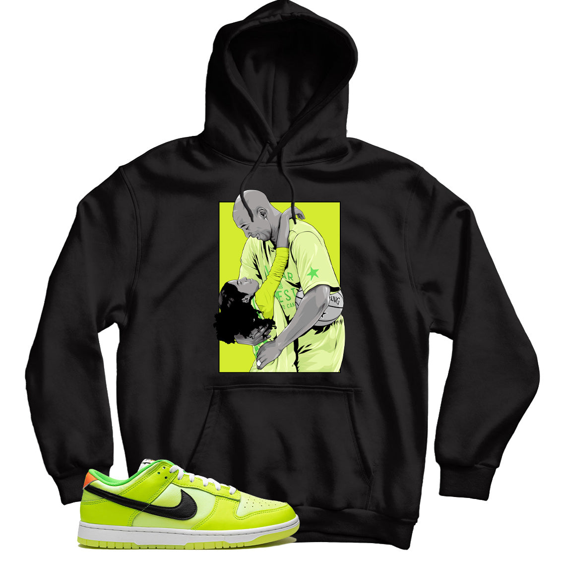 Dunk Low Splash Volt hoodie