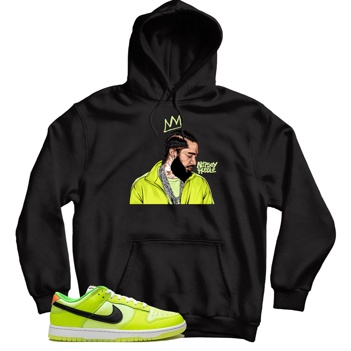 Dunk Low Splash Volt hoodie