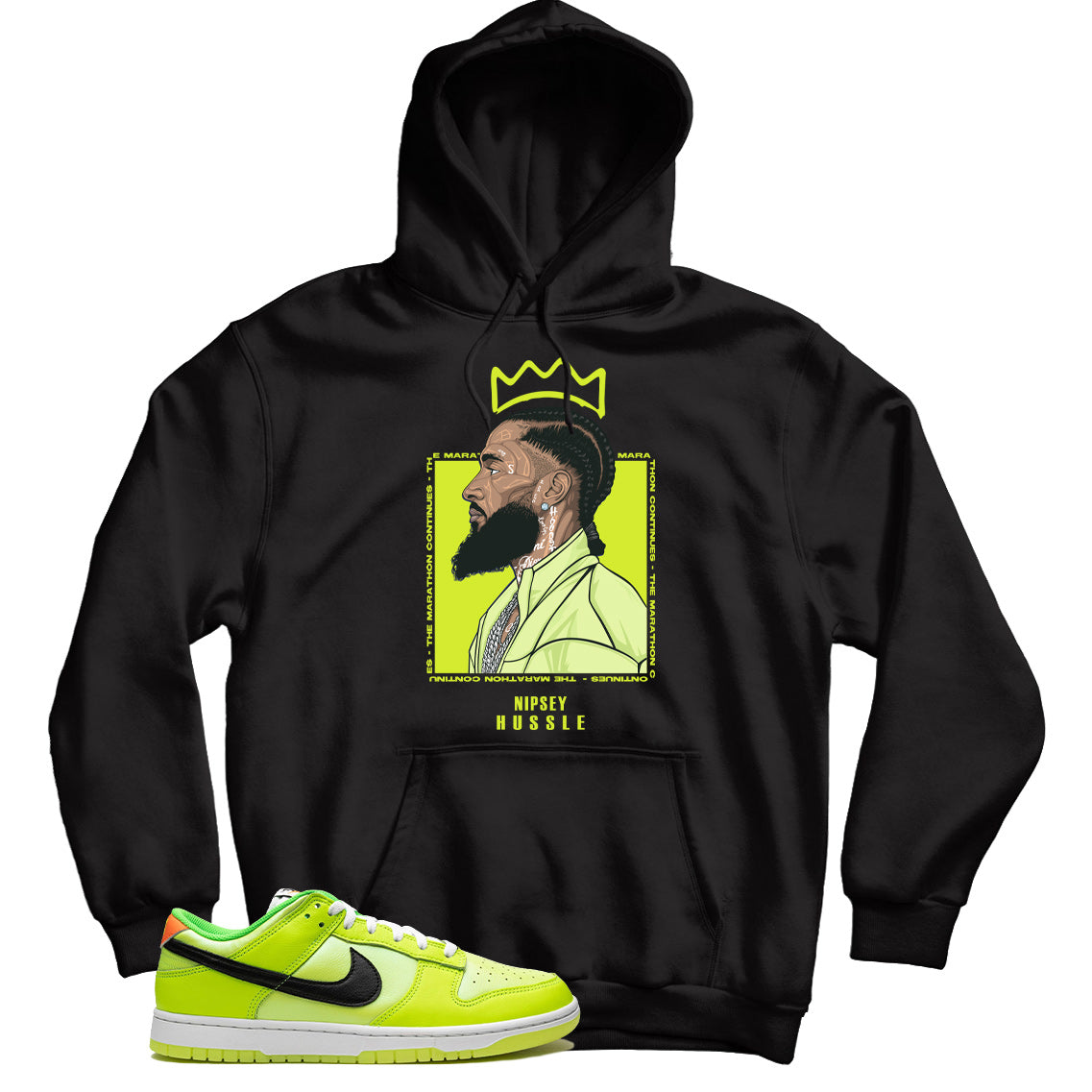 Dunk Low Splash Volt hoodie