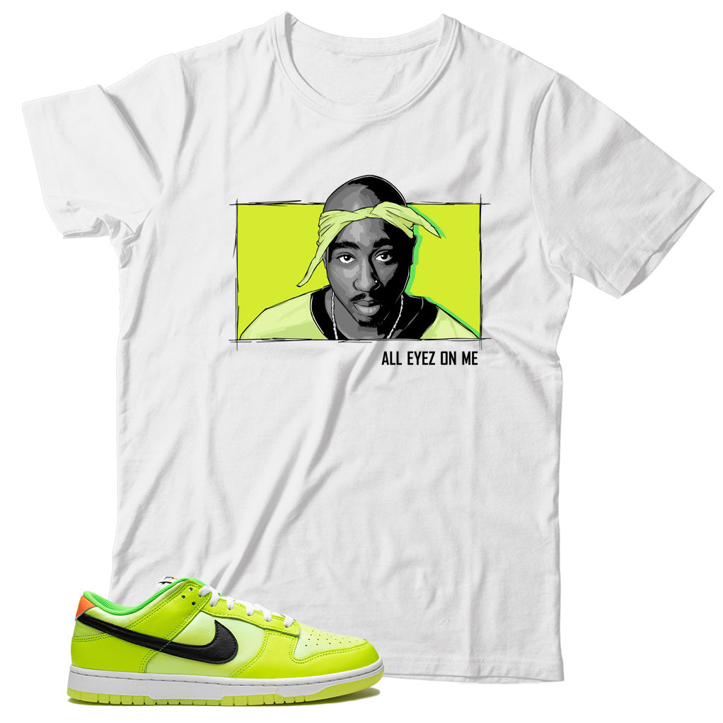 Nike Dunk Low Splash Volt shirt