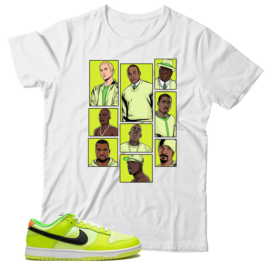 Dunk Low Splash Volt shirt