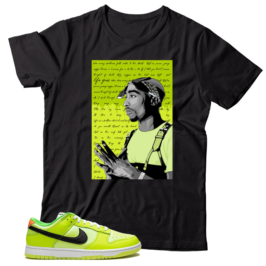 Dunk Low Splash Volt shirt