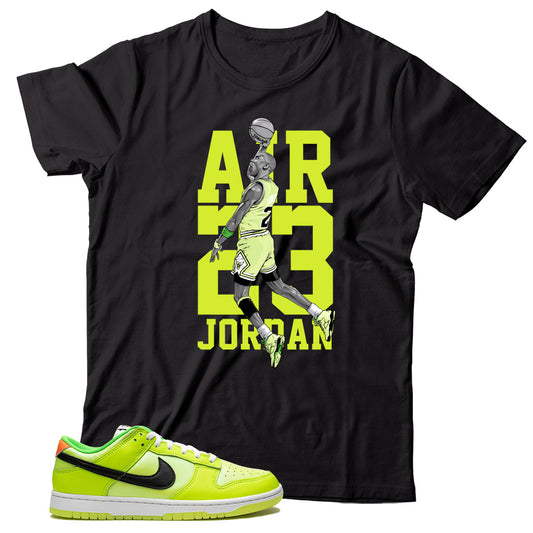 Dunk Low Splash Volt shirt