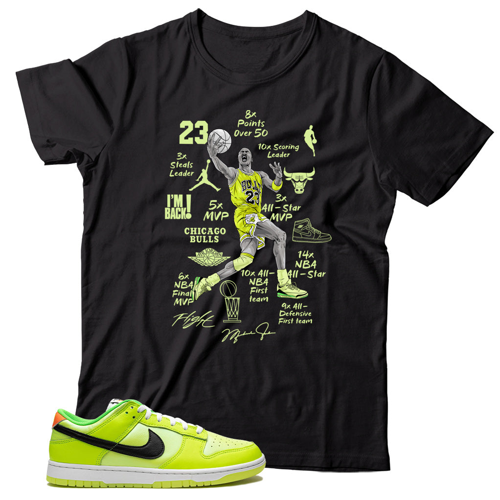 Dunk Low Splash Volt shirt