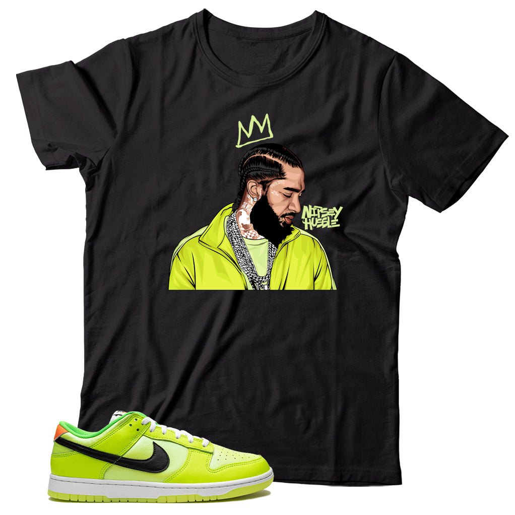 Dunk Low Splash Volt shirt