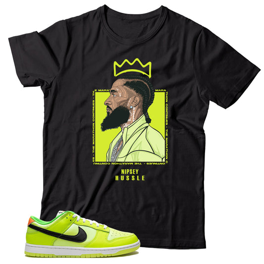 Dunk Low Splash Volt shirt