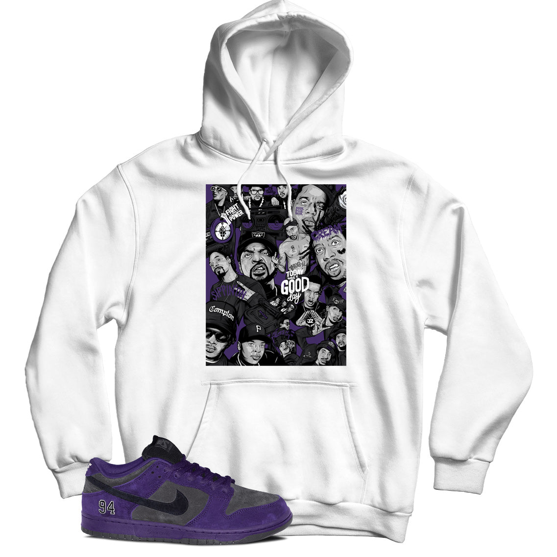 Dunk Low Supreme Ink Hoodie