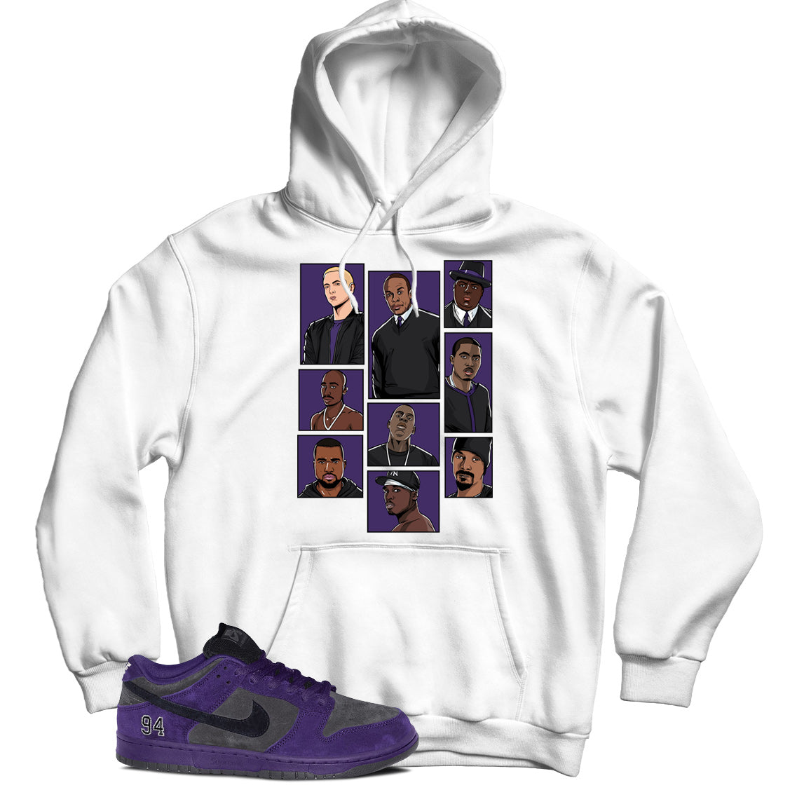 Dunk Low Supreme Ink Hoodie