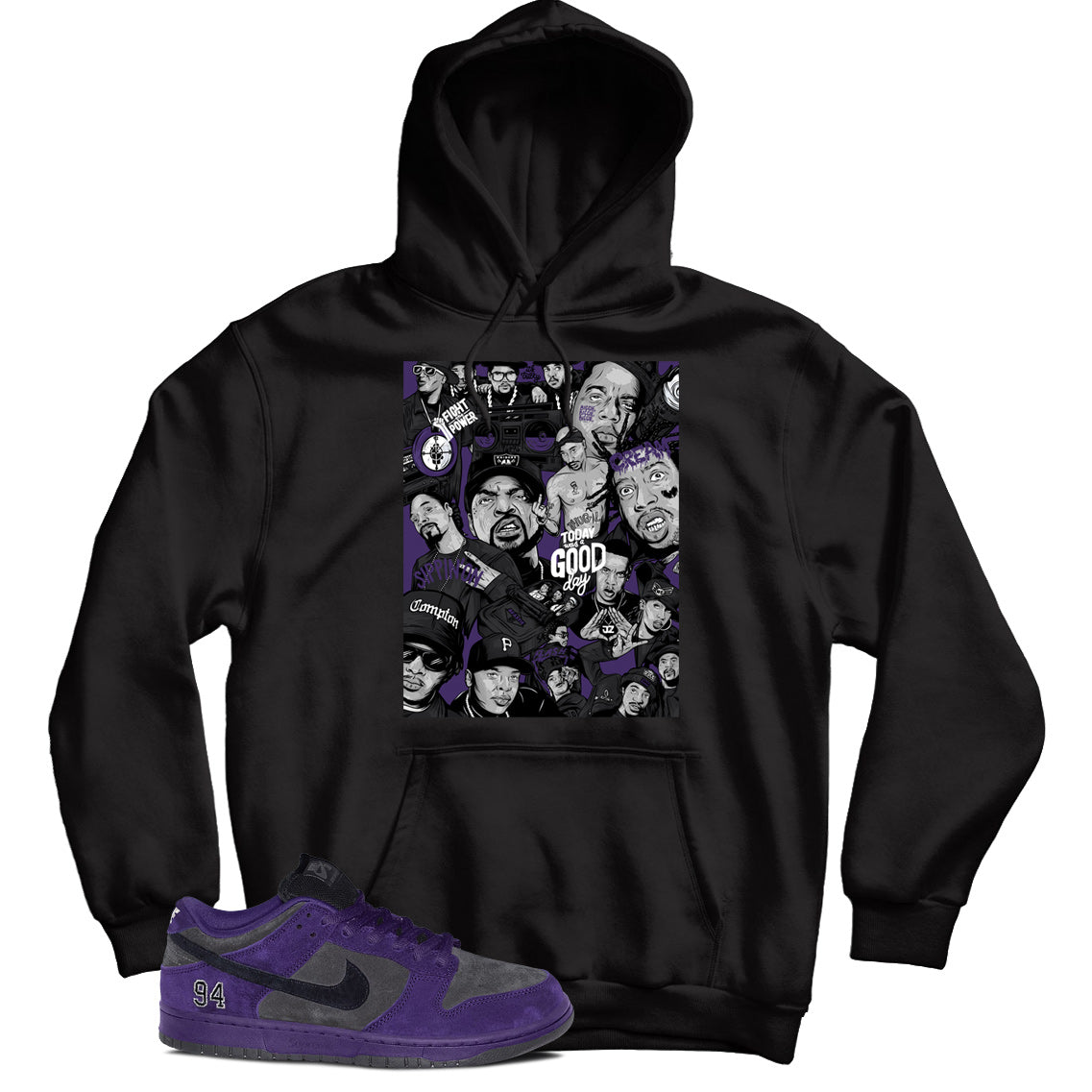 Dunk Low Supreme Ink Hoodie