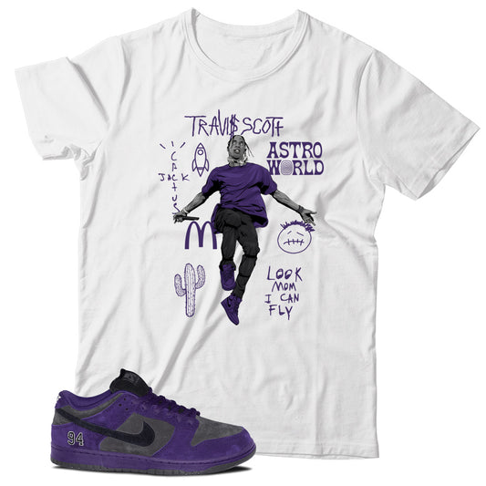 Shirt Match Dunk Low Supreme Ink