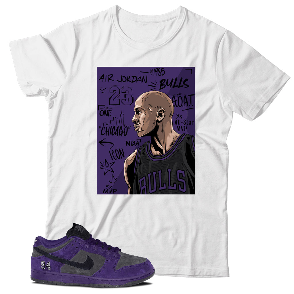 Dunk Low Supreme Ink shirt