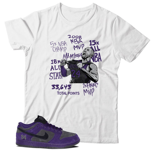 Shirt Match Dunk Low Supreme Ink