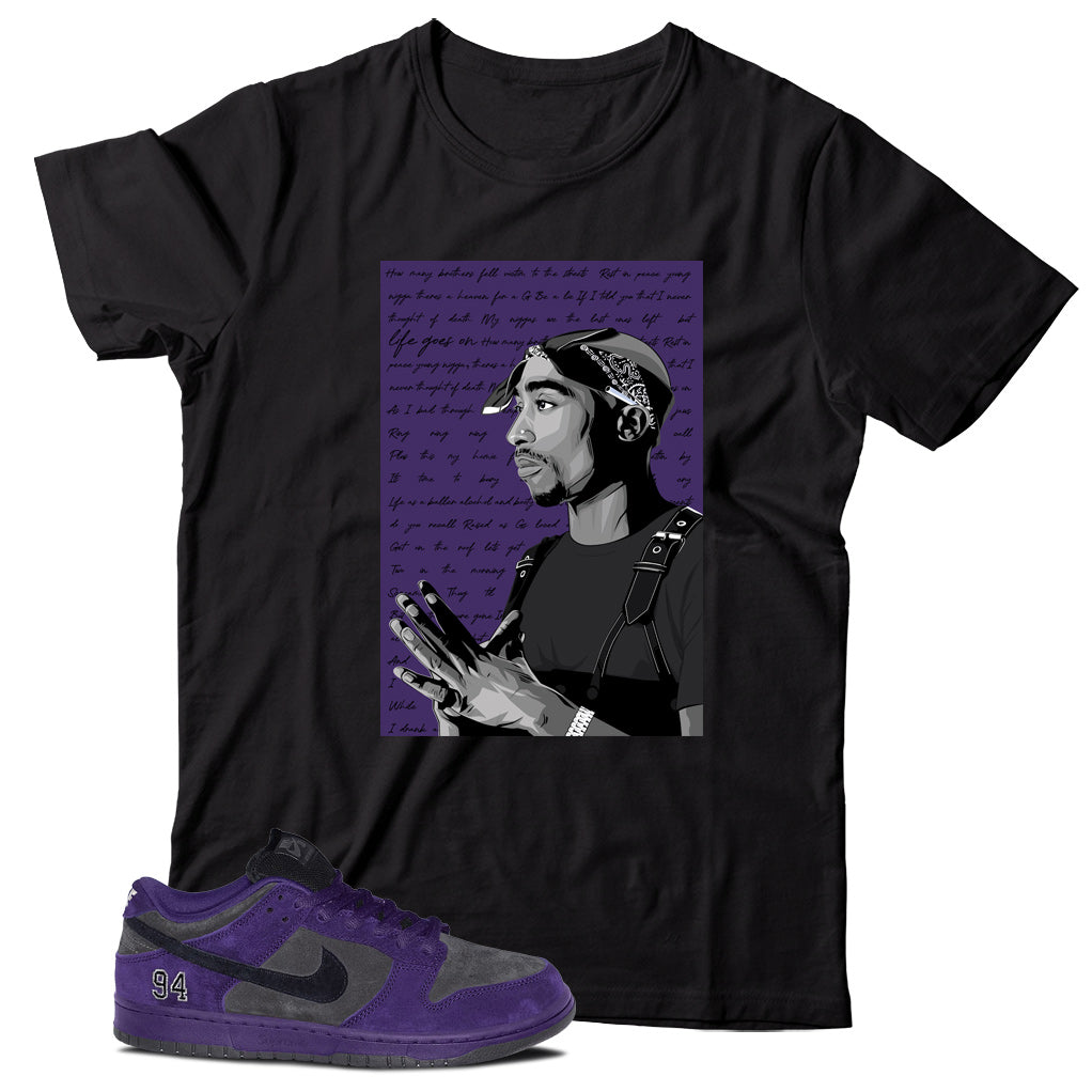 Dunk Low Supreme Ink shirt