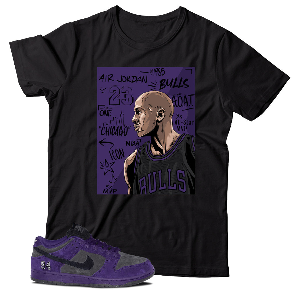 Dunk Low Supreme Ink shirt