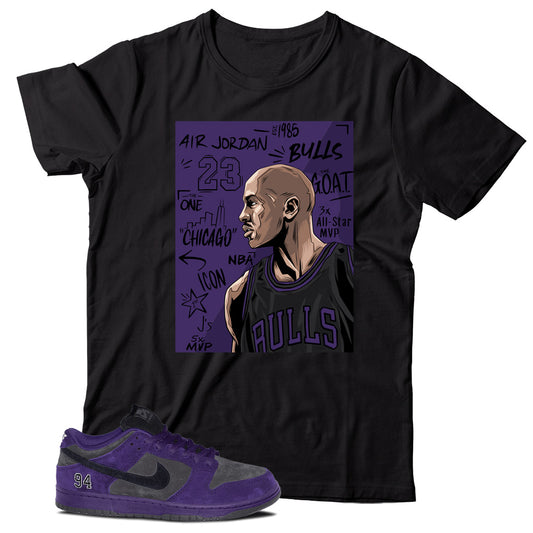 Dunk Low Supreme Ink shirt