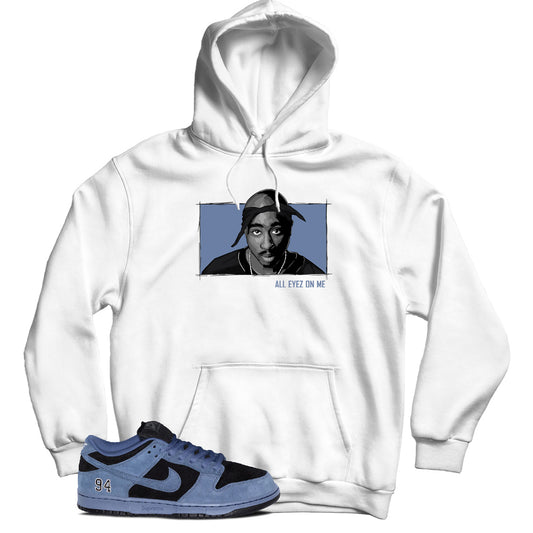 Hoodie Match Dunk Low Supreme Ocean Fog