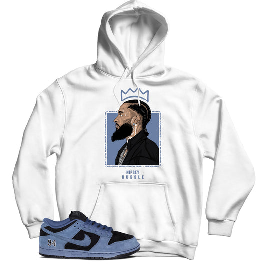 Dunk Low Supreme Ocean Fog Hoodie