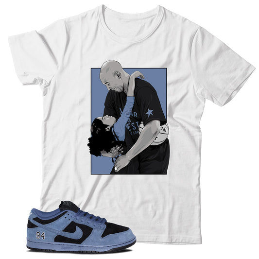 Shirt Match Dunk Low Supreme Ocean Fog