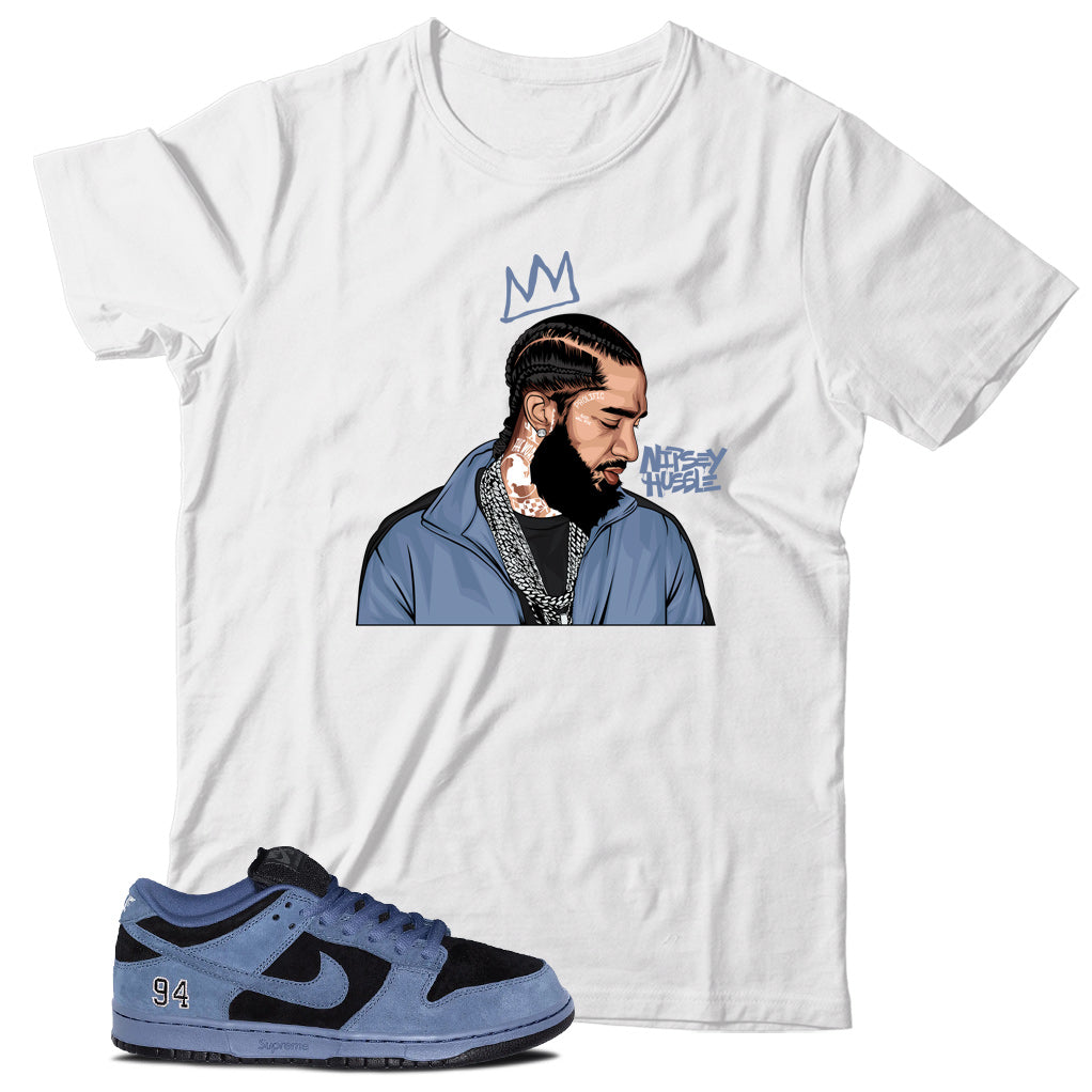 Dunk Low Supreme Ocean Fog Shirt