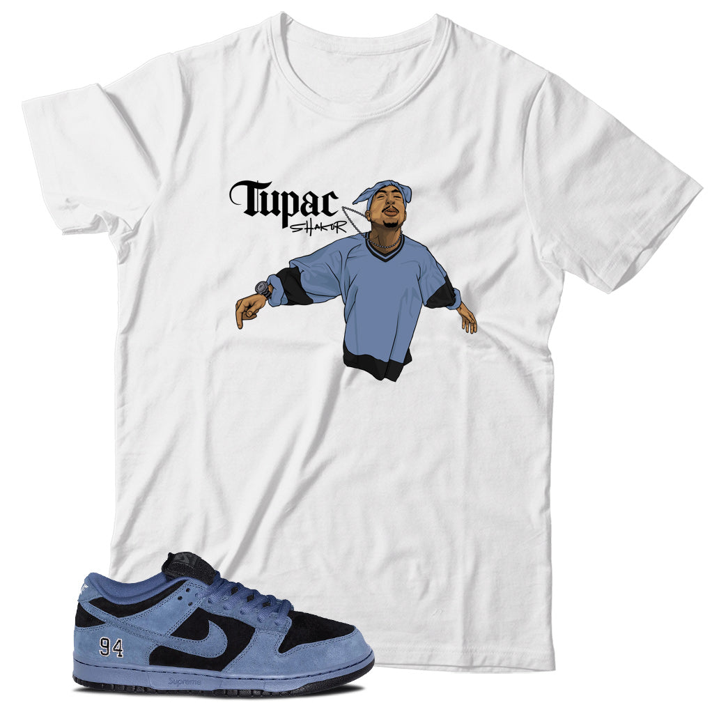 Dunk Low Supreme Ocean Fog Shirt