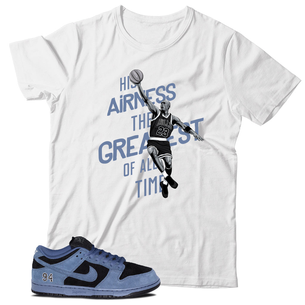 Dunk Low Supreme Ocean Fog Shirt