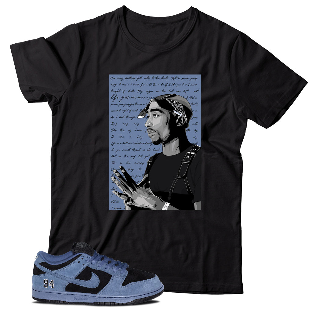 Dunk Low Supreme Ocean Fog Shirt