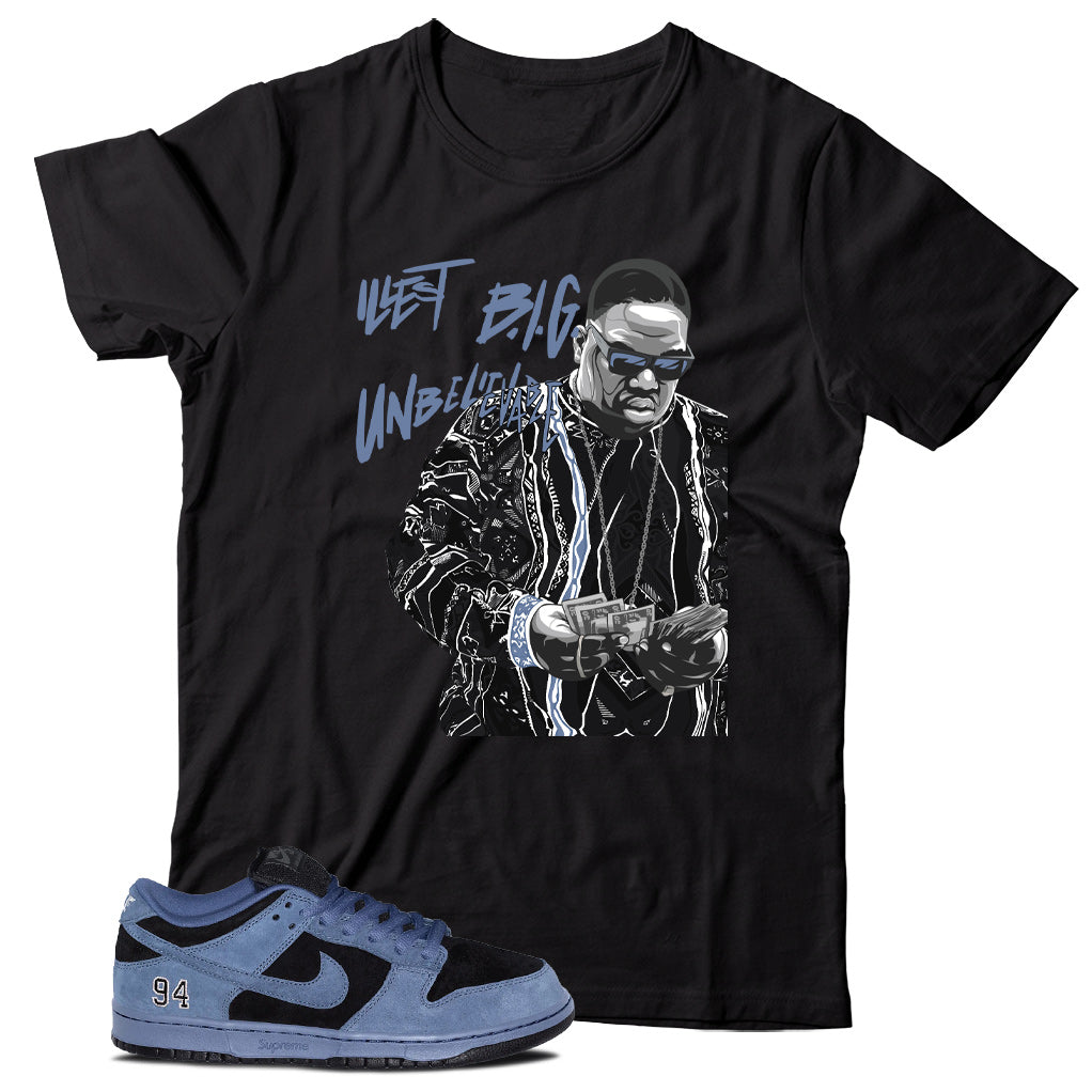 Shirt Match Dunk Low Supreme Ocean Fog