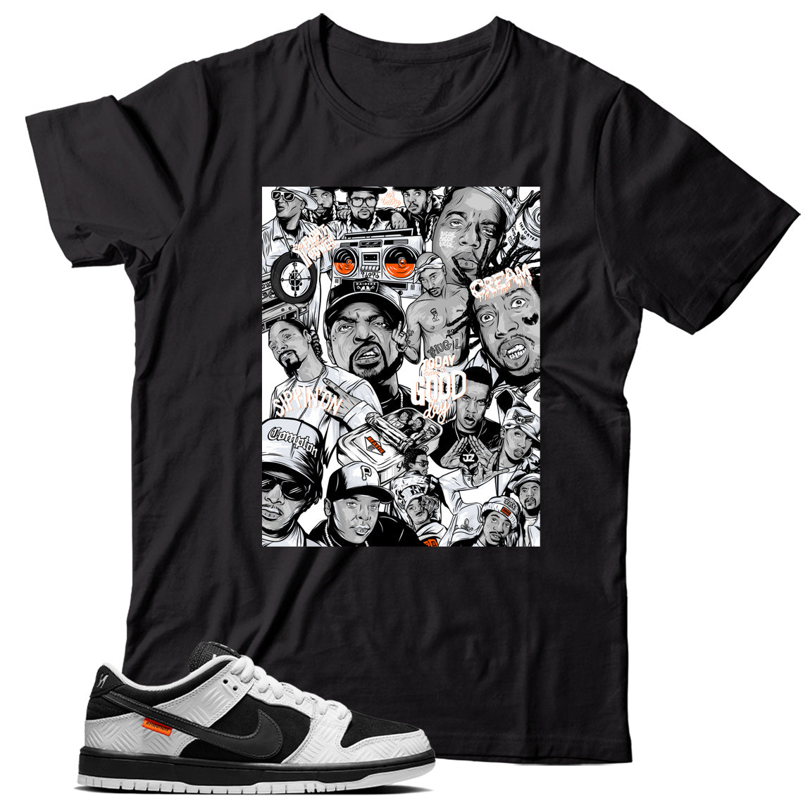 dunk low TIGHTBOOTH shirt