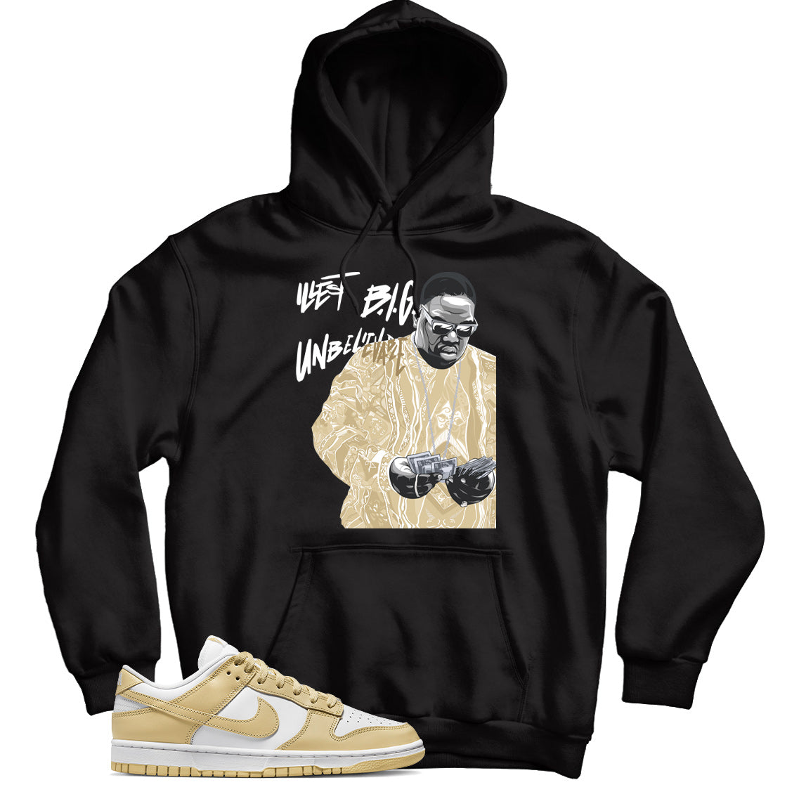 Nike Dunk Low Team Gold hoodie