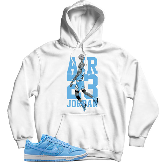 Dunk Low Topography University Blue hoodie