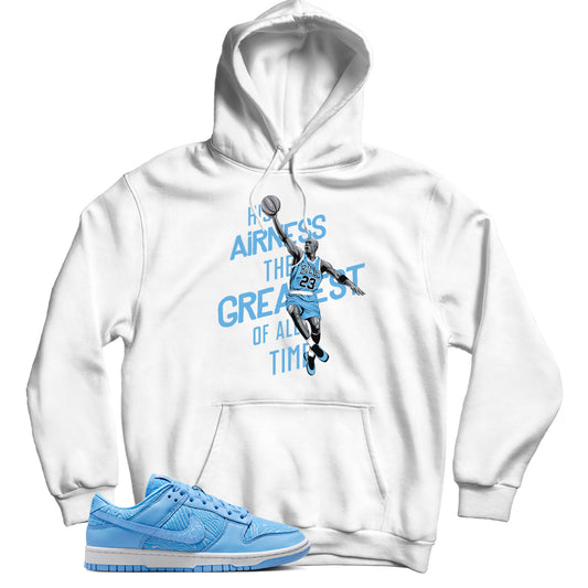 Dunk Low Topography University Blue hoodie