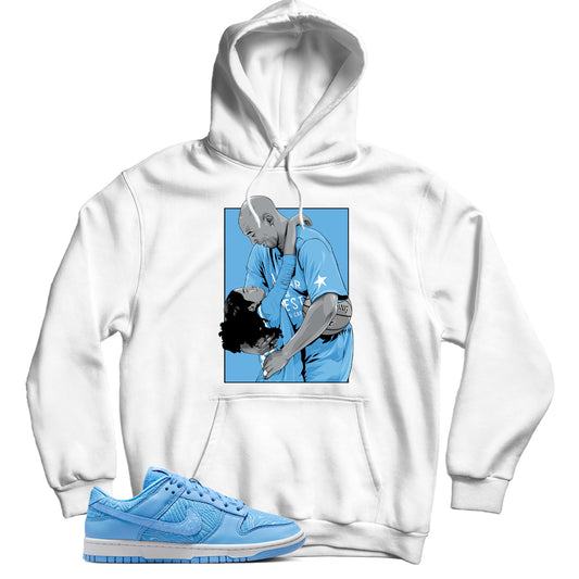 Dunk Low Topography University Blue hoodie