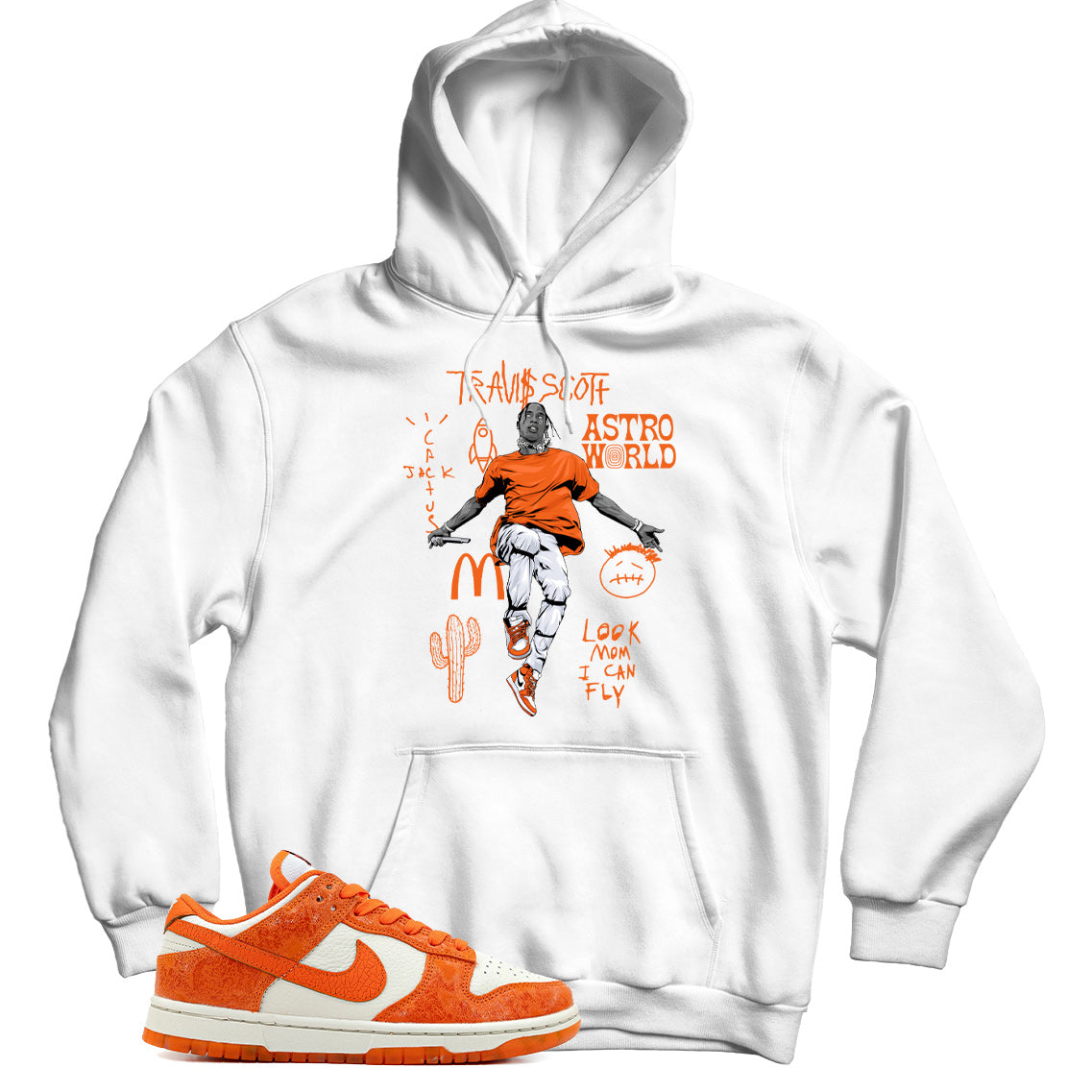 Dunk Low Total Orange hoodie